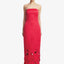 Leo Lin Rayna Applique Bustier Rosa Maxi Dress