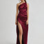 Lexi Samira Burgundy Formal Dress