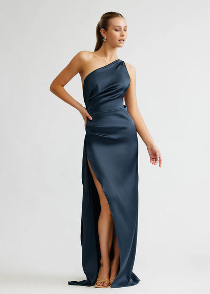 open lace back dress Rent LEXI Samira Dress (Orion Blue) - RRP $349