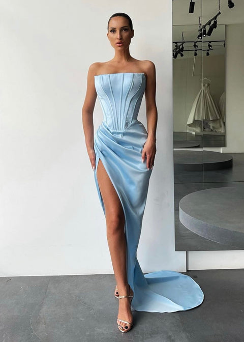LIA STUBLLA Celine Gown (Baby Blue) - RRP $939