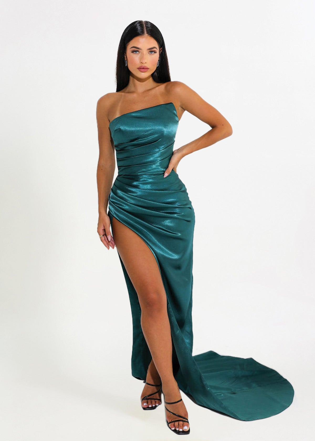 Lia Stublla Eviana Emerald Formal Dress