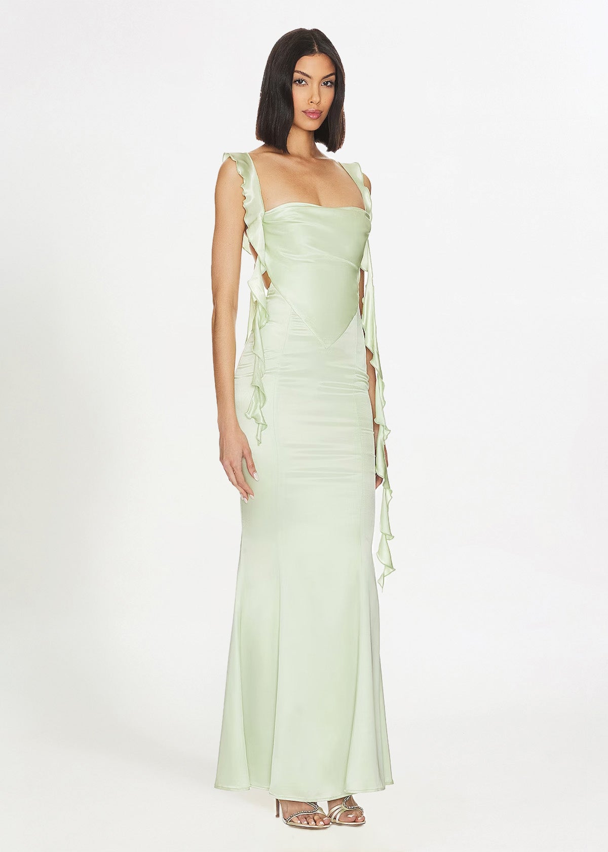 Nana Jacqueline Caroline Green Formal Dress