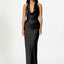 Nookie Penelope Drape Black Formal Dress