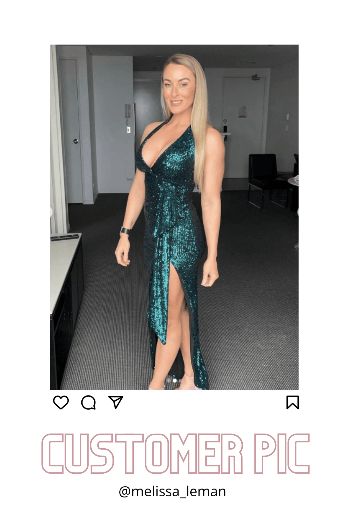 BUY IT NOOKIE Selena Gown (Teal),Dress for a Night
