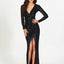 Nookie Selena Long Sleeve Black Formal Dress