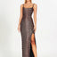 Nookie Zahara Bronze Black Formal Dress