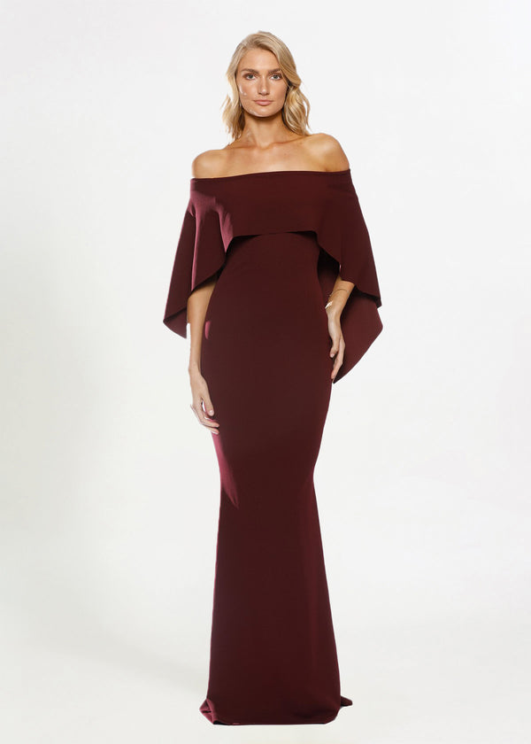 Pasduchas Composure Wine Red Formal Dress
