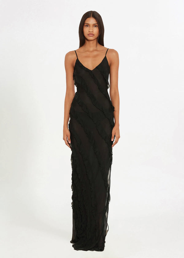 Rat And Boa Selena Black Formal Dress