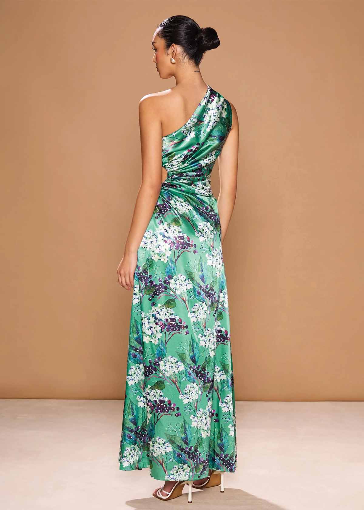 Sonya Moda Nour Fiori Di Sambuco Green Formal Dress