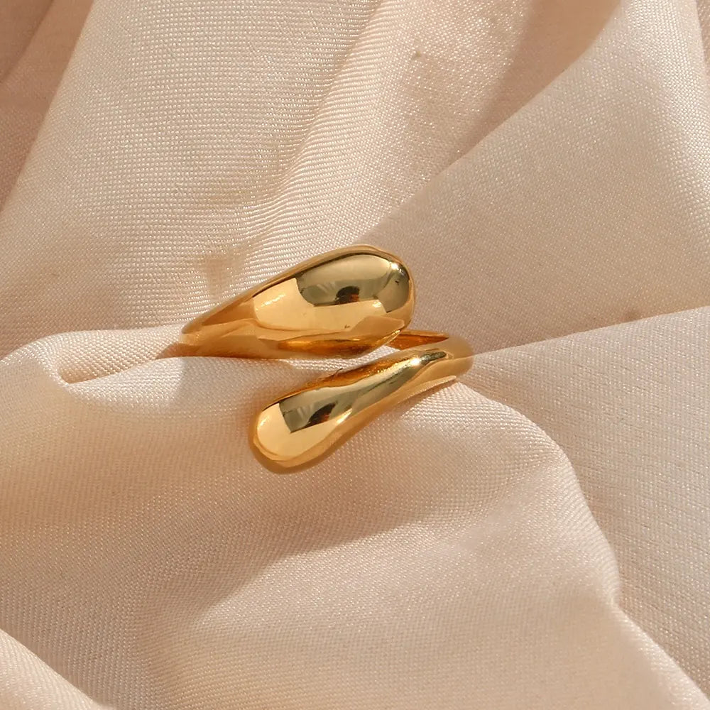 Teardrop Ring | 18K Gold Plated