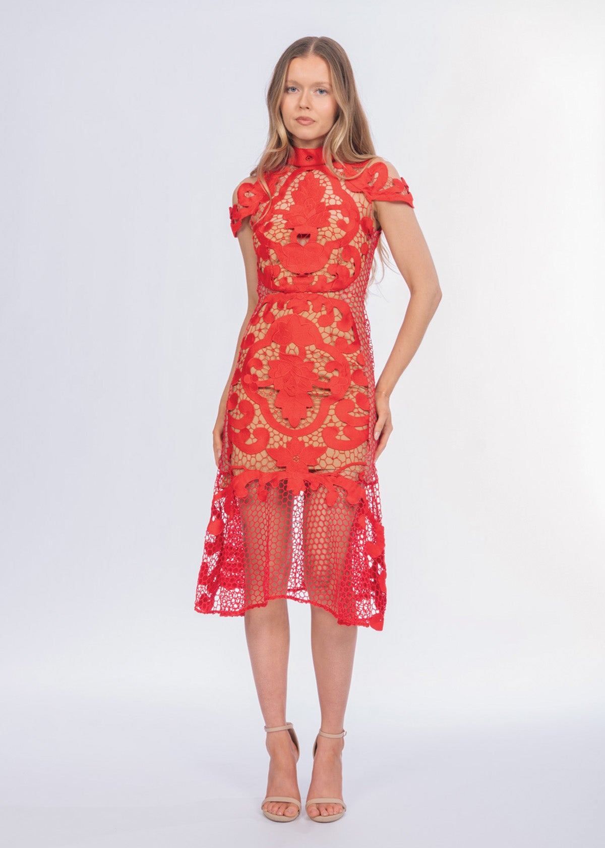 Thurley Rose Ceremony Midi Dress