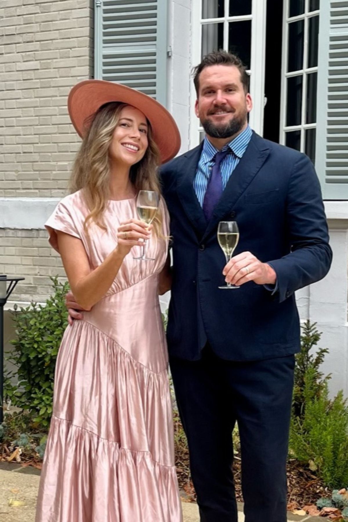 Hire MORGAN TAYLOR Macy Boater Hat (Blush Pink) – Dress for a Night