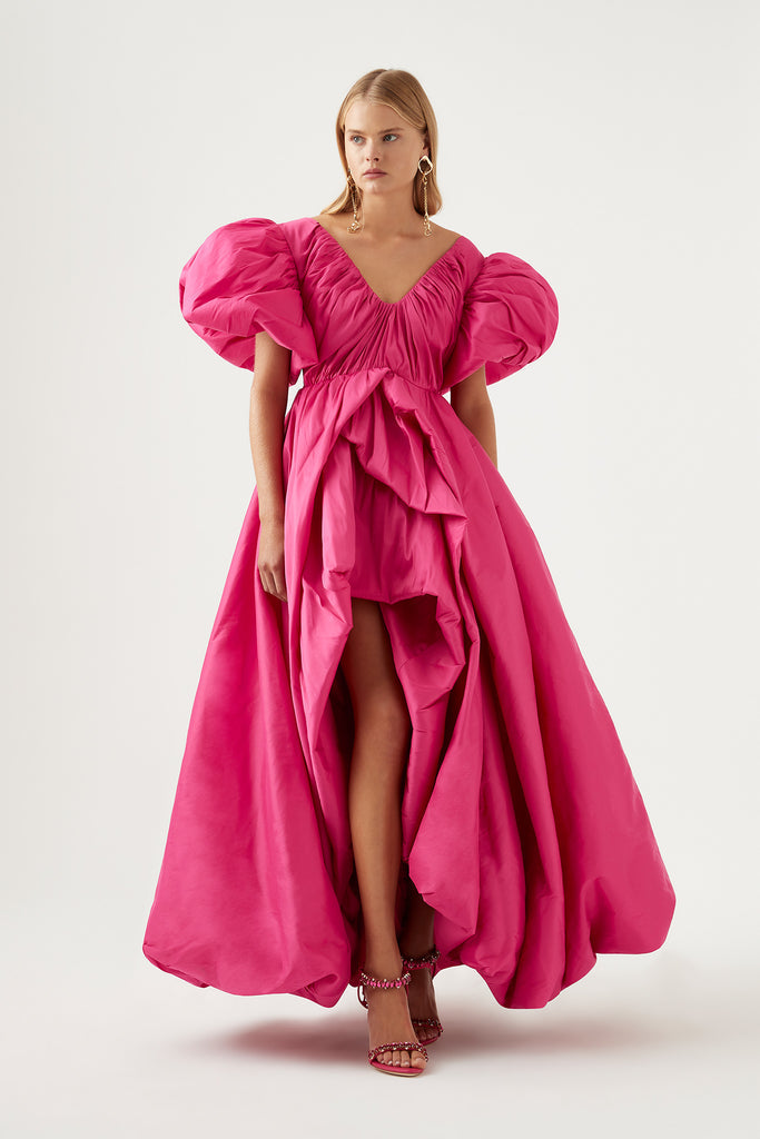 Rent AJE Manifestation Gown (Fuchsia Pink) - HIRE NOW!
