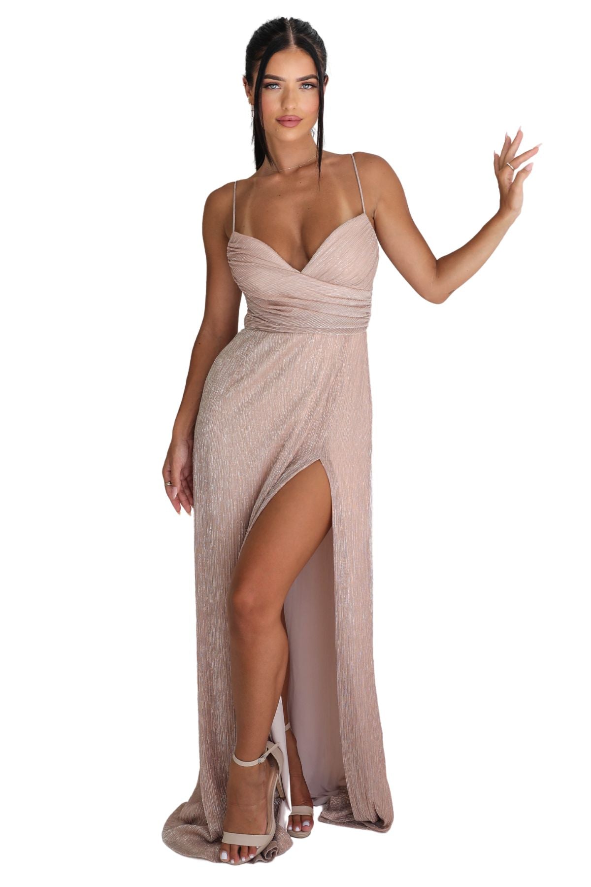 Nookie NOOKIE Halle Gown (Nude/ Rose Gold) - RRP $329 - 1_f28609c3-c10c-4fed-8346-238aca336e93.jpg