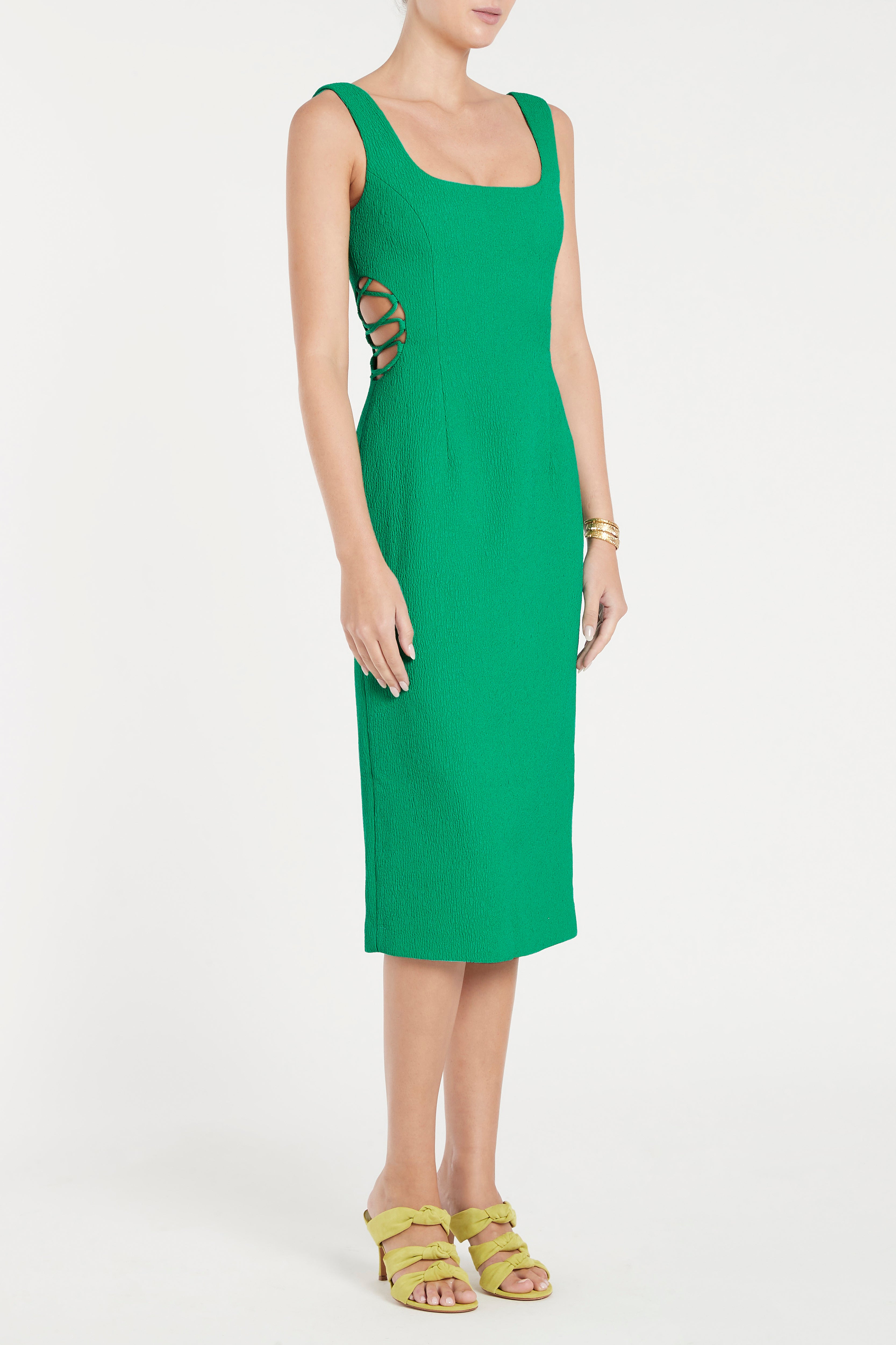Rebecca Vallance REBECCA VALLANCE Dionne Lace Up Midi Dress (Green) - RRP $659 - 2203-1648_DIONNE-LACE-UP-MIDI_GOLF-GREEN_1.jpg
