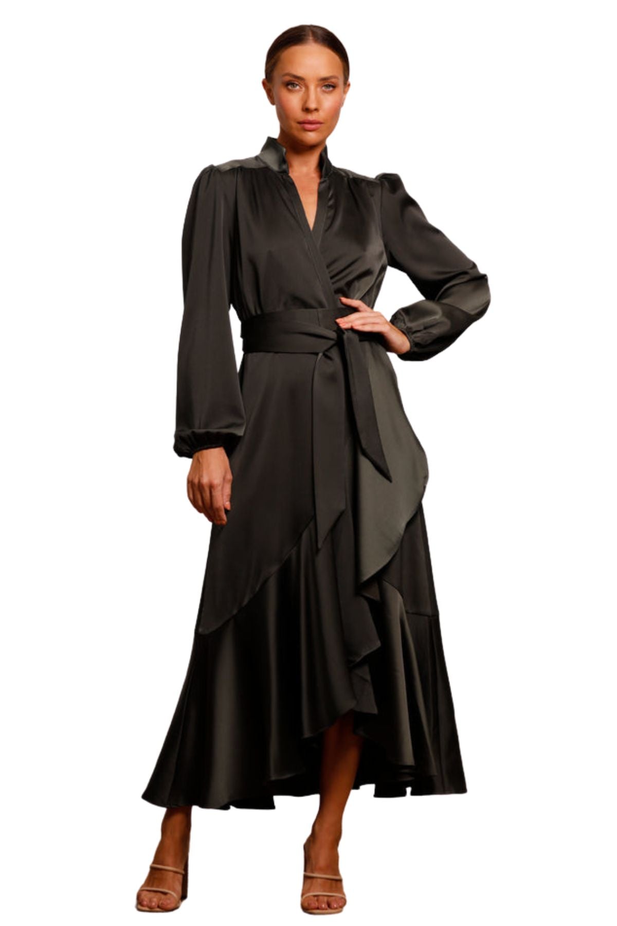 Pasduchas PASDUCHAS Pinnacle Sleeve Midi Dress (Combat) - RRP $350 - 28.jpg