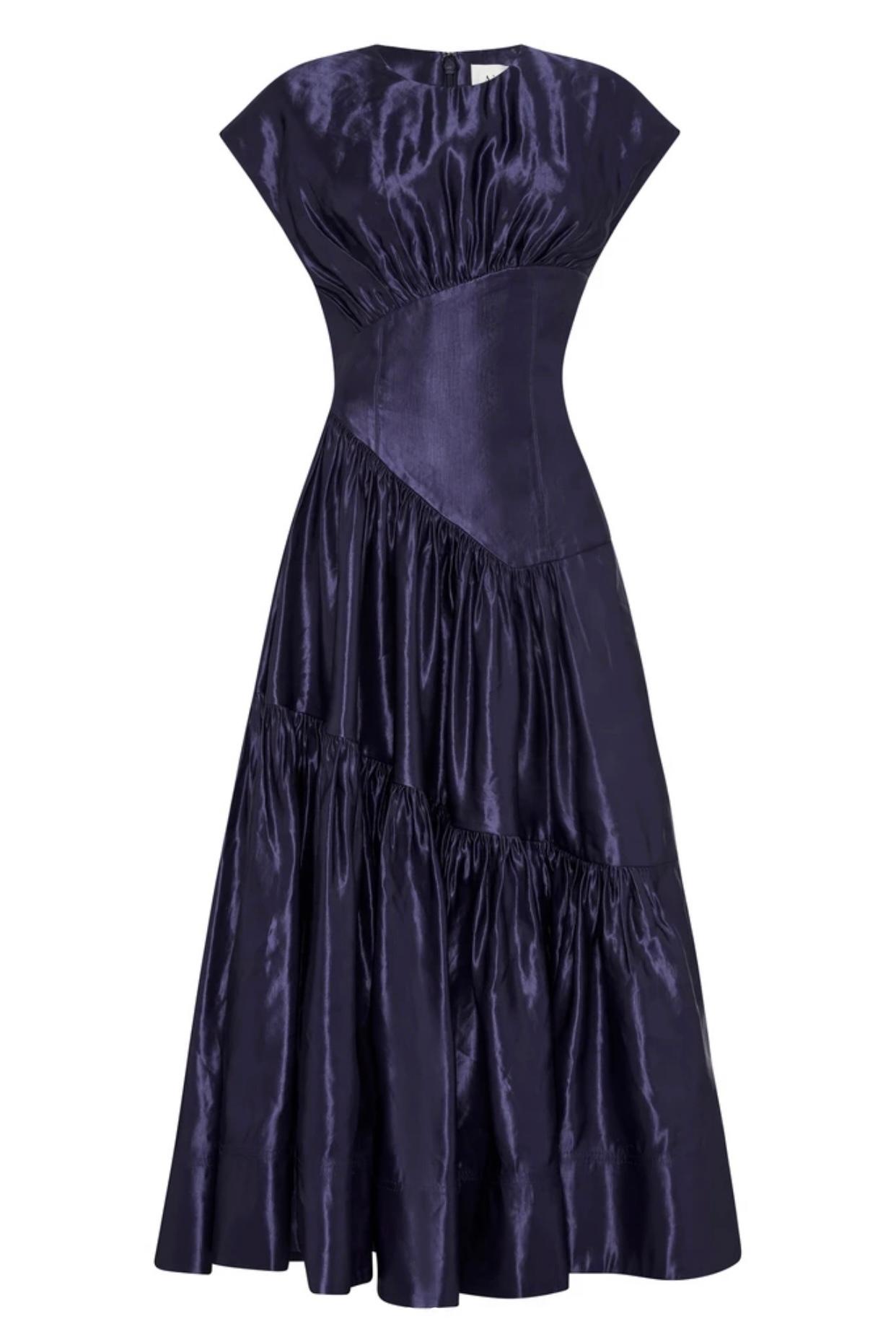 Aje AJE Serendipity Reflection Midi Dress (Navy Blue) - RRP $595 - 5b631594-6cfd-48e4-9216-b33fc2771154.jpg
