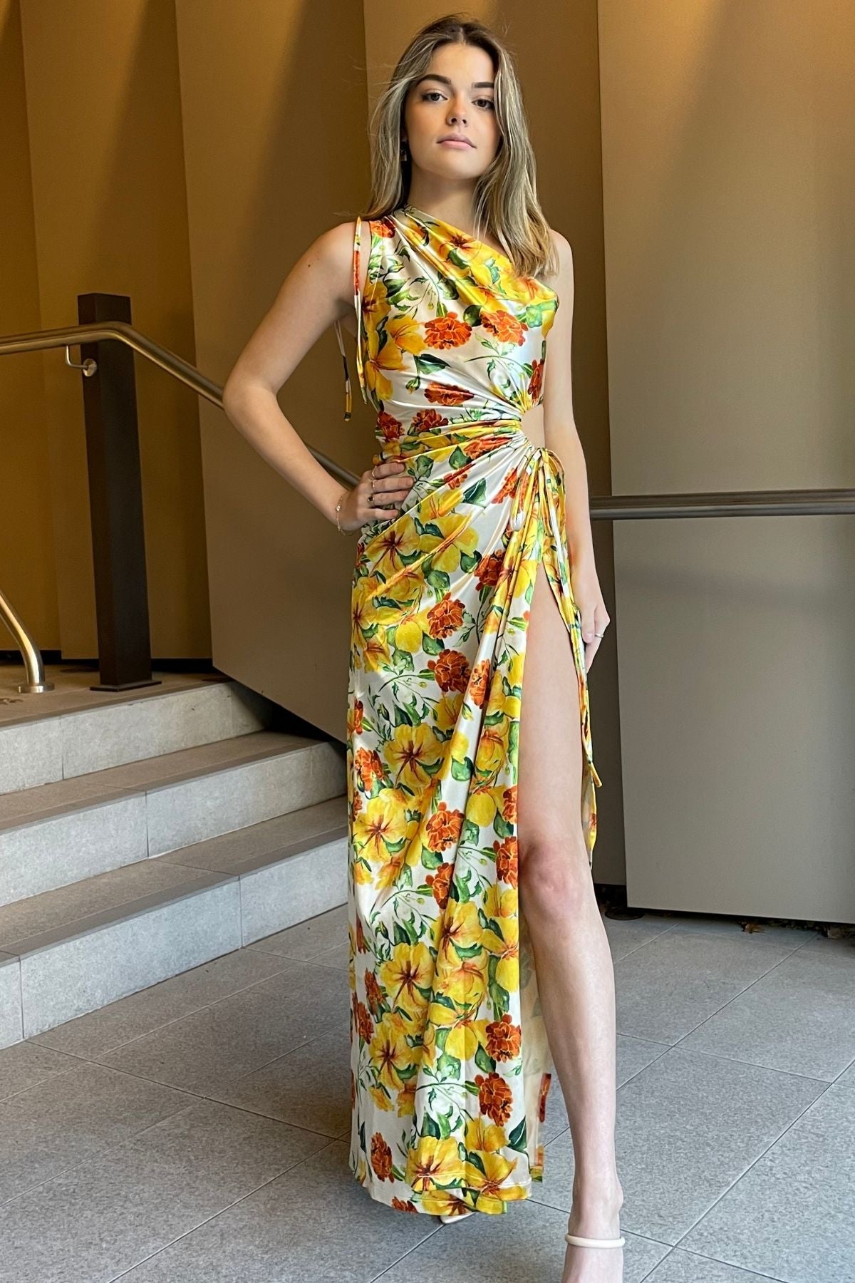 Sonya SONYA MODA Nour Yarden Floral Maxi Dress - RRP $380 - SonyaNourYardenWebsiteDressHireFormalDressRentGown.jpg