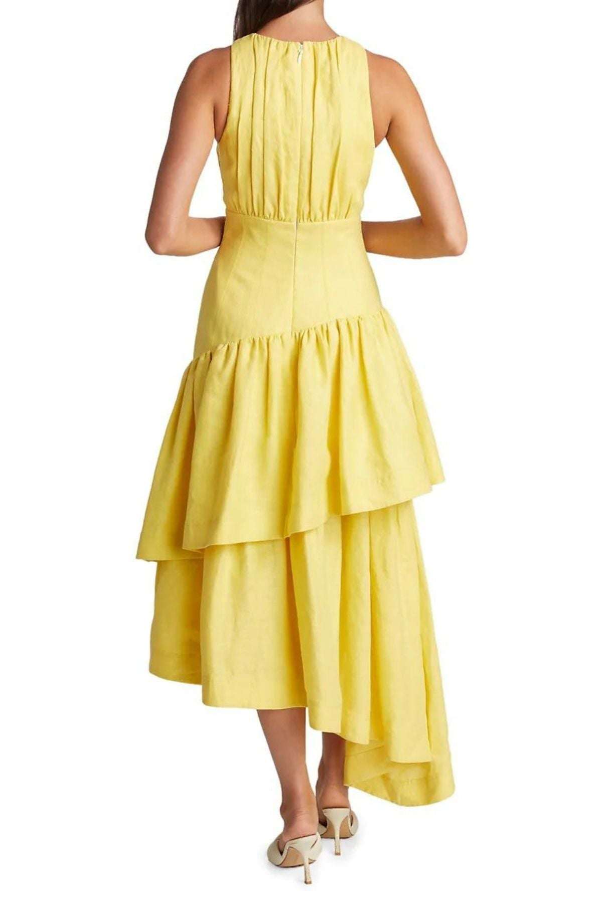 Aje AJE Caliente Tiered Cut Out Dress (Daisy Yellow) - RRP $575 - aje-caliente-tiered-cut-out-dress-daisy-yellow---rrp-5-dress-for-a-night-30753649.jpg