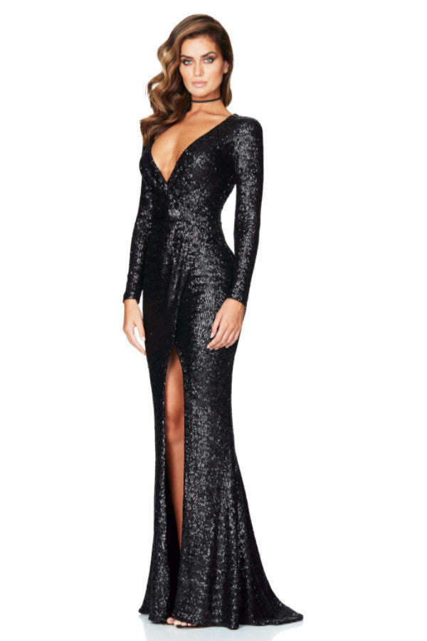 Nookie NOOKIE Cannes Gown (Black)- RRP $469 - nookie-cannes-gown-black--rrp-9-dress-for-a-night-30755176.jpg