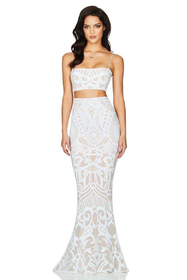 Nookie NOOKIE Mon Cherie  Two Piece Gown (White)- RRP $588 - nookie-mon-cherie-two-piece-gown-white--rrp-9-dress-for-a-night-30755736.jpg