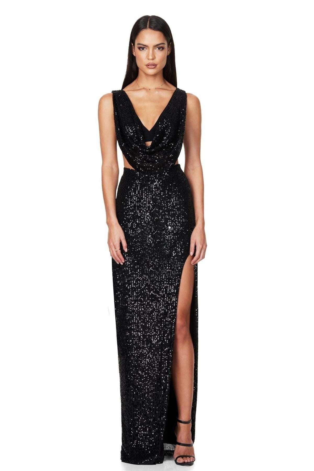 Rent NOOKIE Pandora Crop Set (Black) - Hire this dress! | Dress for a Night