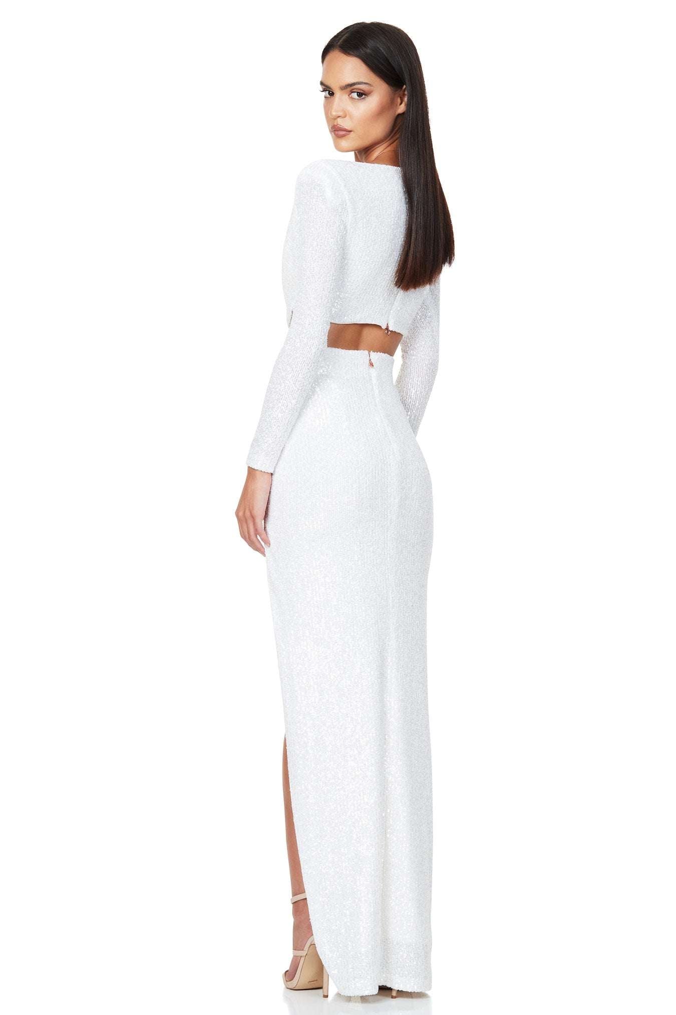 Nookie NOOKIE Pandora Long Sleeve Gown (White) - RRP $508 - nookie-pandora-long-sleeve-gown-white---rrp-8-dress-for-a-night-30755800.jpg