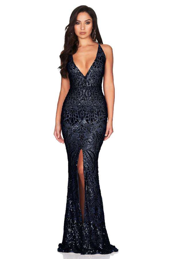 Nookie BUY IT NOOKIE Shanina Plunge Gown (Navy) - nookie-shanina-plunge-gown-navy---rrp-9-dress-for-a-night-30756015_abb740ac-c852-43e5-b830-acf8bbe12958.jpg
