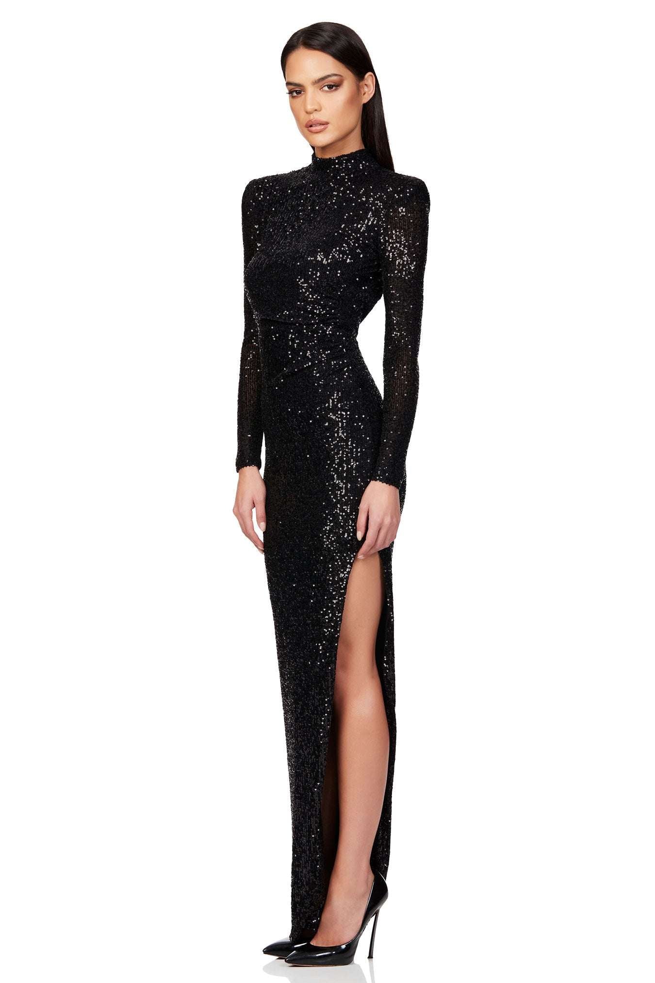 Nookie NOOKIE Veda High Neck Gown (Black) - RRP $399 - nookie-veda-high-neck-gown-black---rrp-9-dress-for-a-night-30756227.jpg