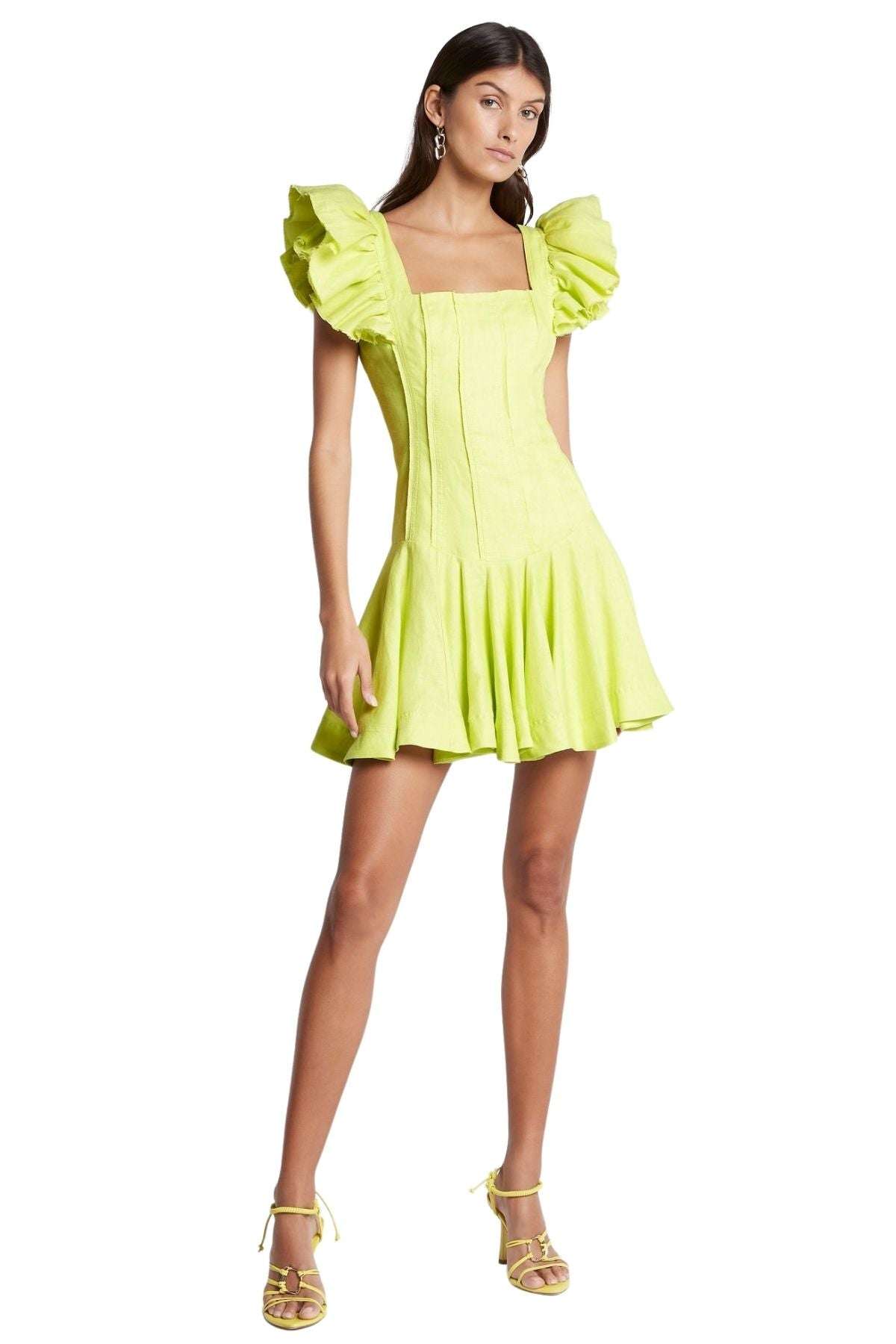 Aje AJE Breathless Frill Sleeve Mini Dress - RRP $425 - rent-aje-breathless-frill-sleeve-mini-dress---rrp-5-hire-dress-for-a-night--30826607.jpg